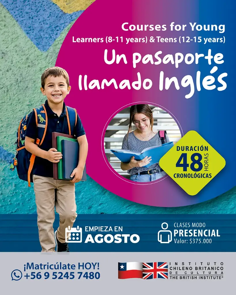 Curso Presencial Young Learners (8 a 11 años)
