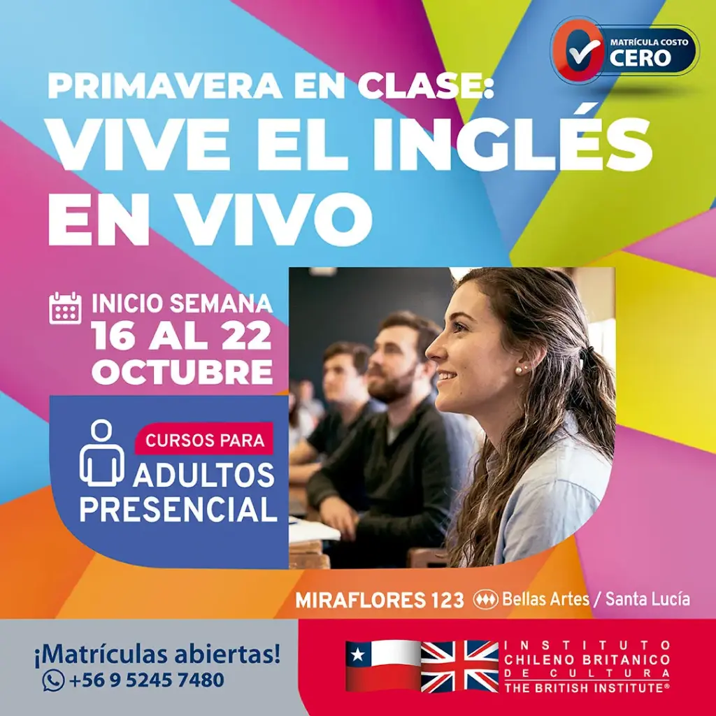 Pack 3 cursos presencial Santiago Centro