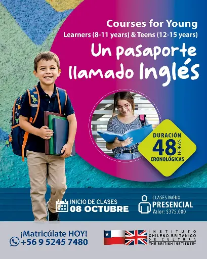Curso Presencial Young Learners (8 a 11 años)