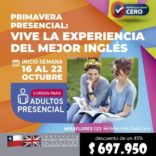 Pack 3 cursos presencial Santiago Centro