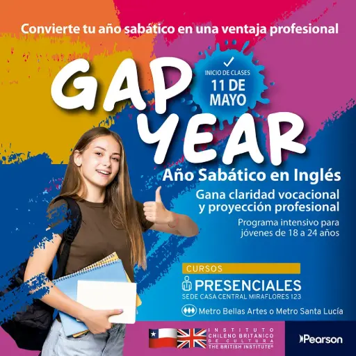 Gap Year: Año Sabático en Inglés Presencial