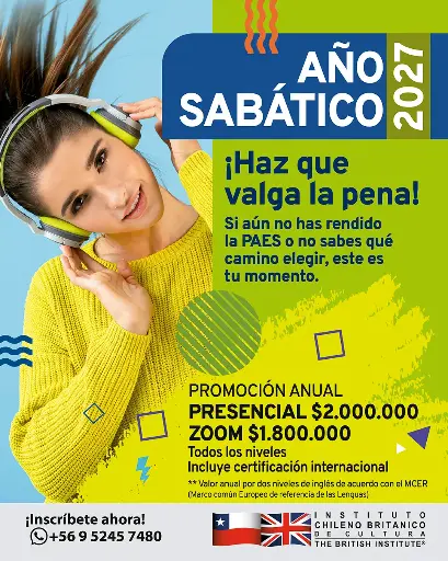 Gap Year: Año Sabático en Inglés Presencial